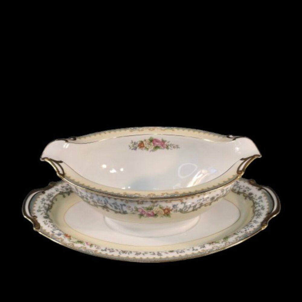 Noritake Woodmere 662 Gravy Sauce Boat